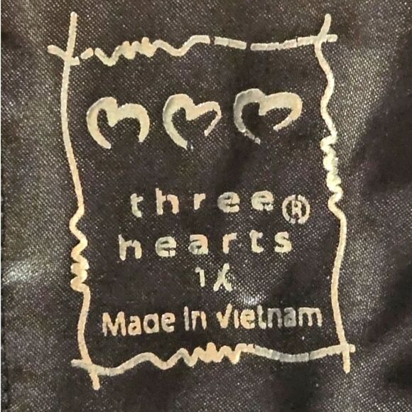 THREE HEARTS Plus Size Navy Blue Velvet Jacket - Picture 8 of 10